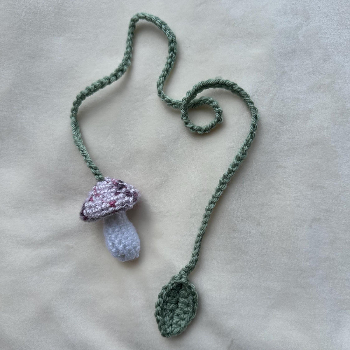 Crochet Mushroom Curtain Tieback