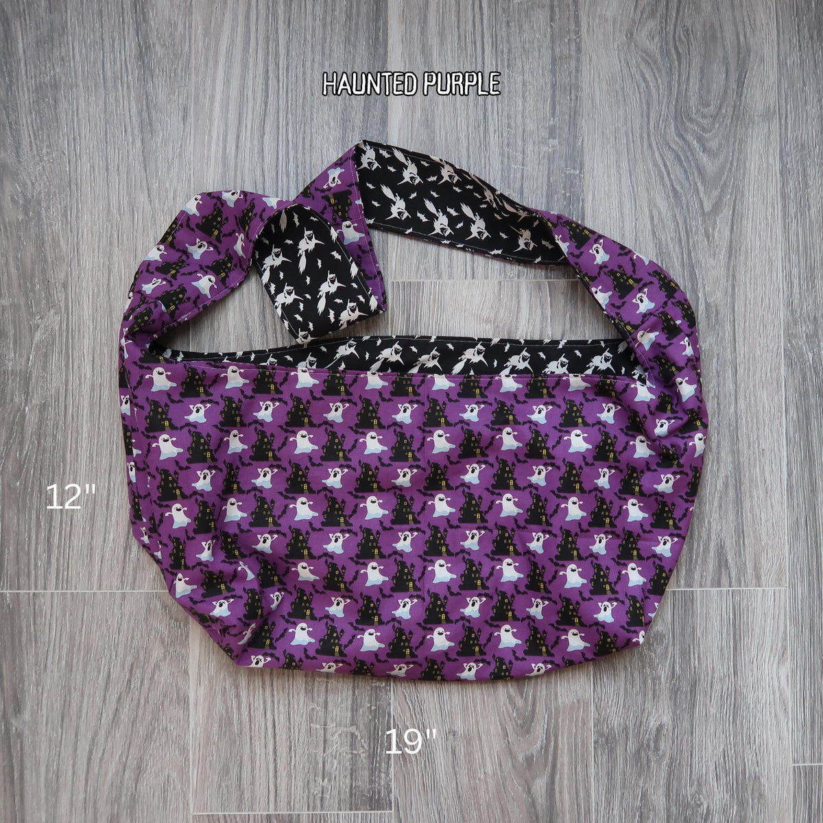 Bags: Halloween Bag / Treat Bag / Slouch Bag / Reusable Grocery Bag