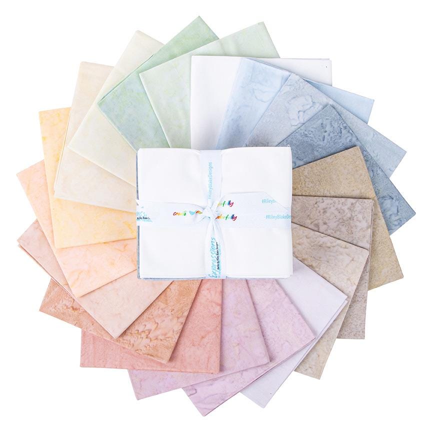 Expressions Batiks Hand-Dyes Cotton Candy Fat Quarter Bundle