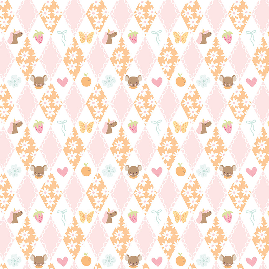 Pattern from the Little Posies fabric collection, by Cayla Naylor for Riley Blake Designs. Patterns feature hand-drawn floral prints, gentle pastels, ditsy blooms, and cottage-style motifs.
- 100% cotton
- Machine Wash Cold/Tumble Dry Low