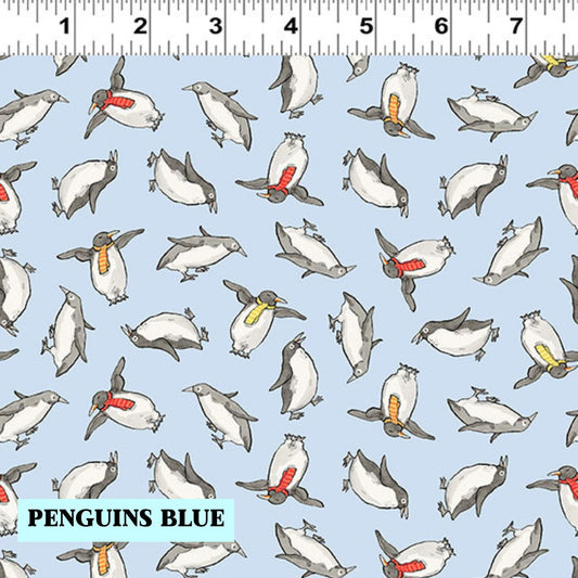 Fabric Winter BUNDLES: Collection Snowtime from Clothworks