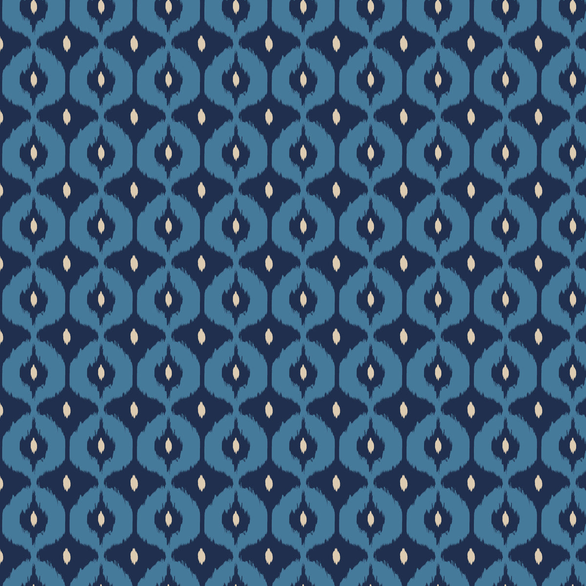 This pattern is bazaar blue from The Jubilant fabric collection, which is a summer-theme inspired by outdoor picnics and vintage celebration. Collection offers color of navy, red, blue, sand, cream with patterns Bold Florals: Inspired by summer gardens and vintage charm. Classic Gingham: Traditional checked patterns suitable for picnic-themed projects. Sweet Cherries: Playful fruit motifs that emphasize the summer theme. Dots and Spots: Geometric accents to complement the larger focal prints.