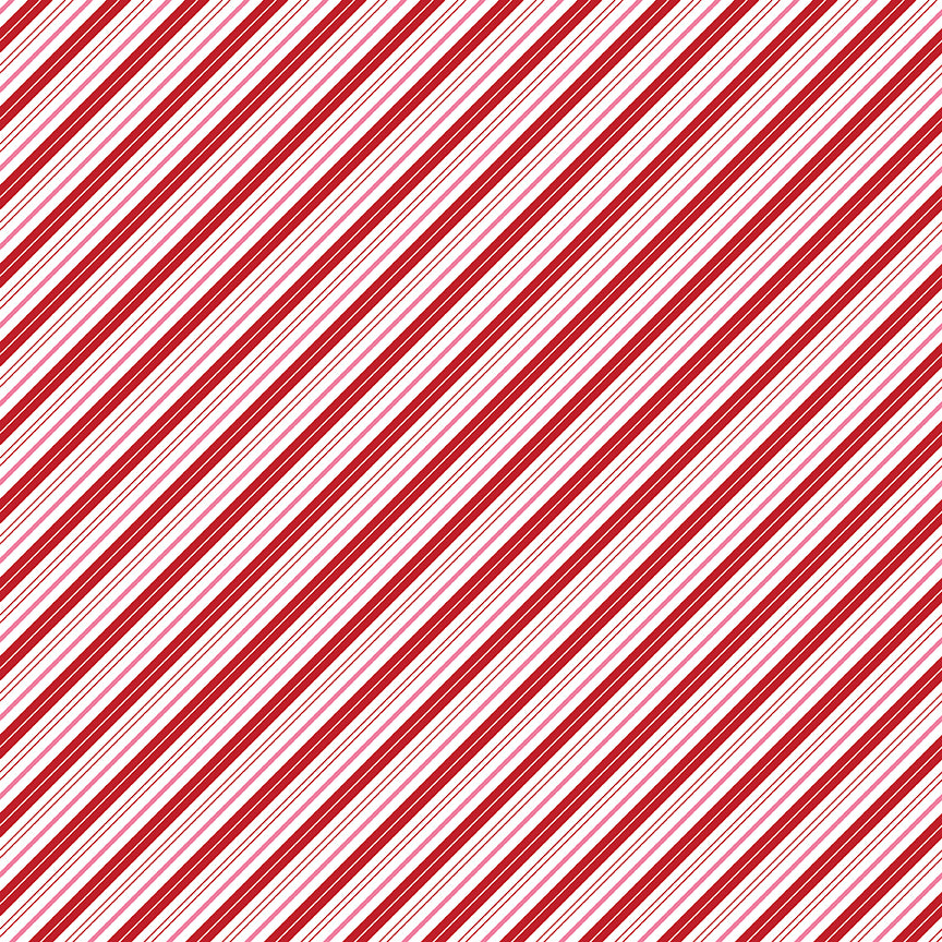 Pattern Stripes: his print features multicolored diagonal stripes of varying widths, colors: Multi, Green, and Red from The Claus & Co. collection by Melissa Mortenson for Riley Blake Designs captures the nostalgic magic of an imagined North Pole. This festive line features whimsical houses, vintage ornaments, poinsettias, and candy canes.
