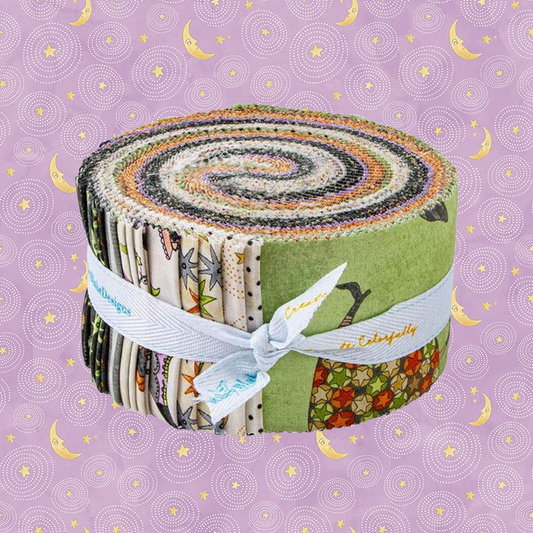 Fabric Halloween PRECUTS: Rolie Polie Ghoul Friends from Riley Blake