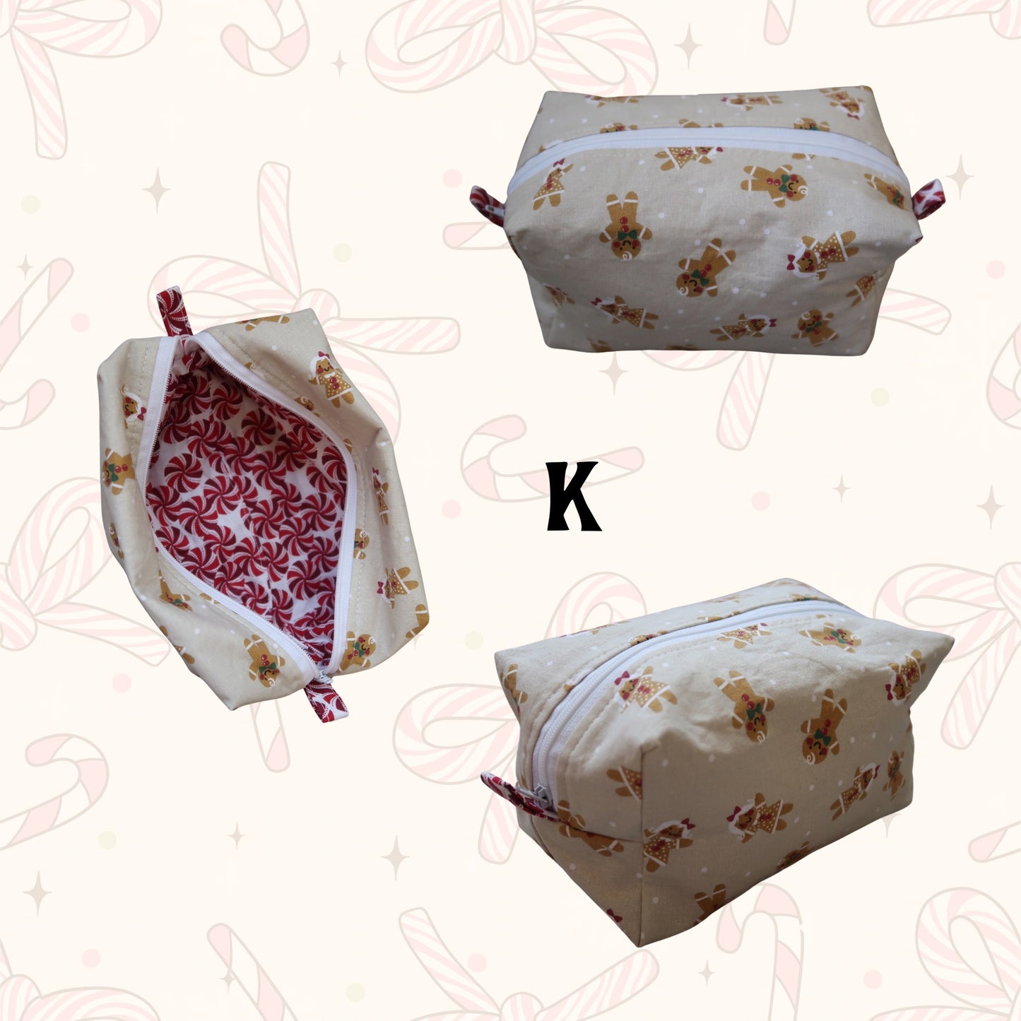 Bags: Christmas Travel/Makeup Bag