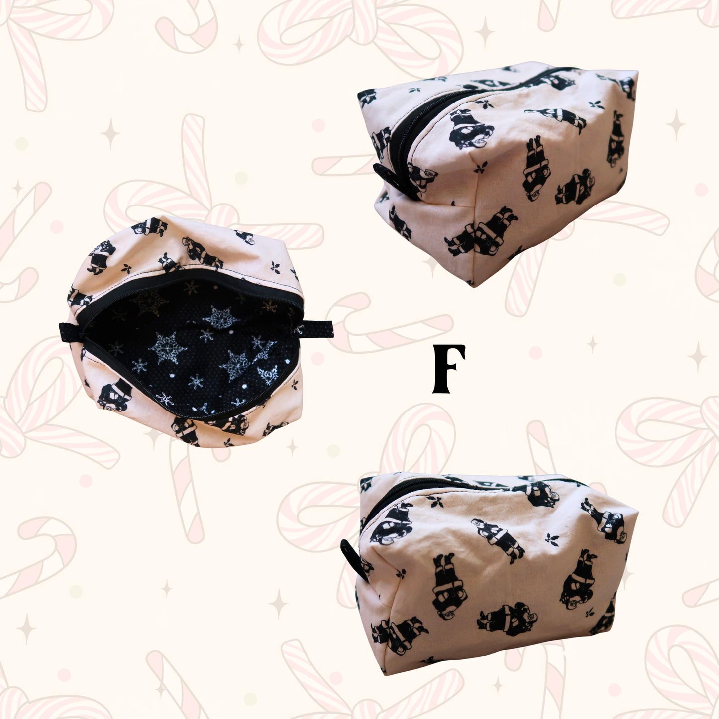 Bags: Christmas Travel/Makeup Bag