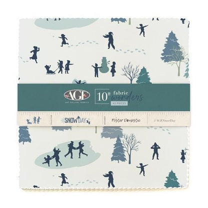 Snow Day, 10" Stacker, Art Gallery Fabrics, 100% Cotton Fabric