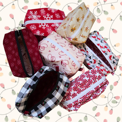 Bags: Christmas Travel/Makeup Bag