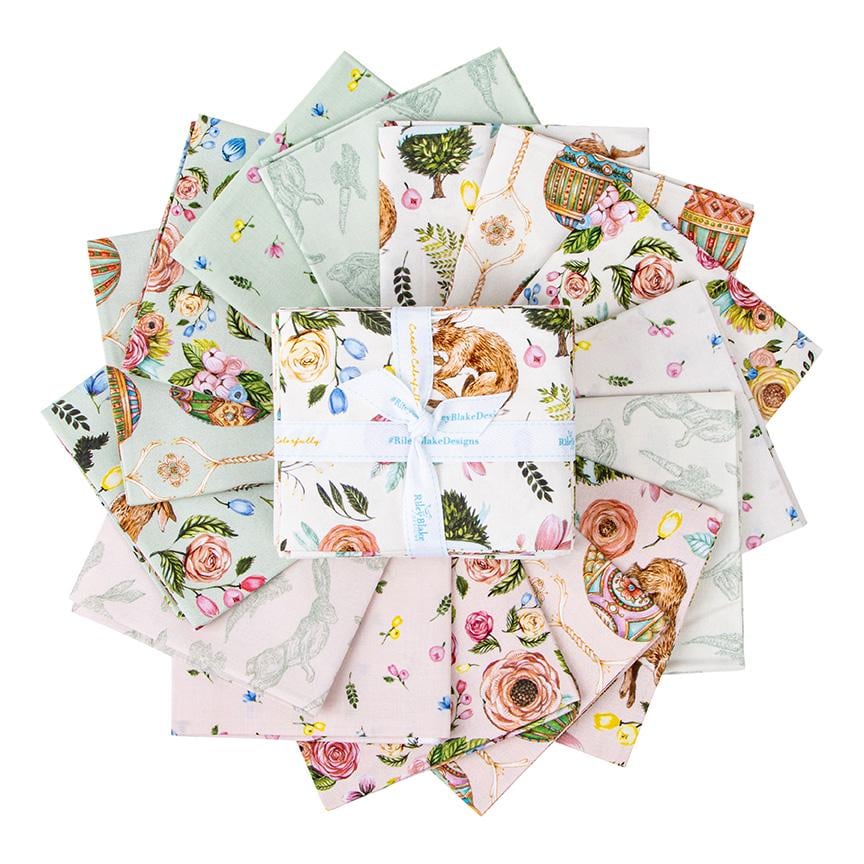 Fabric Floral/Spring PRECUTS: Fat Quarter Bundle Collection Sweet Spring from Riley Blake