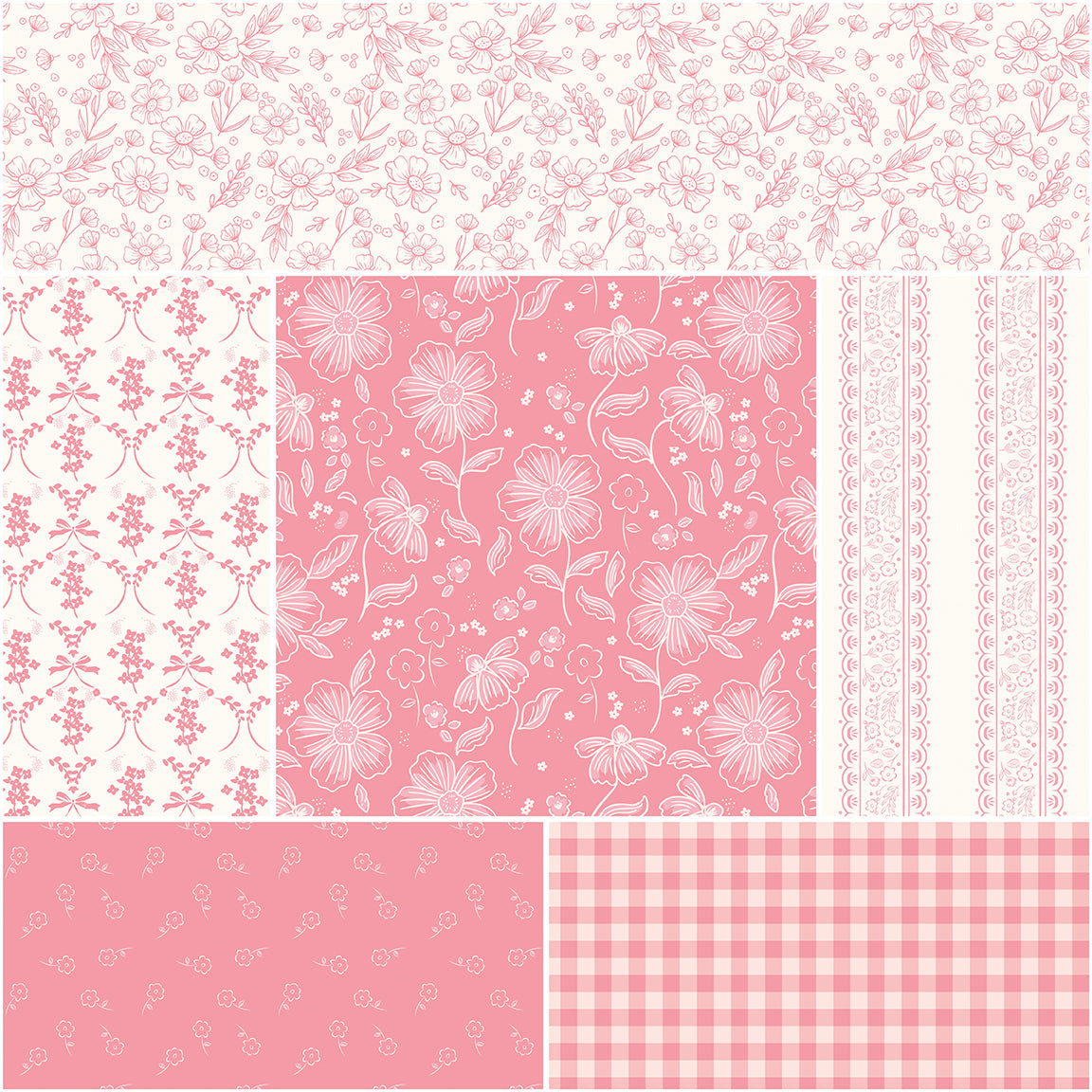 Sweet Pink Collection Fat Quarter Bundle, Riley Blake