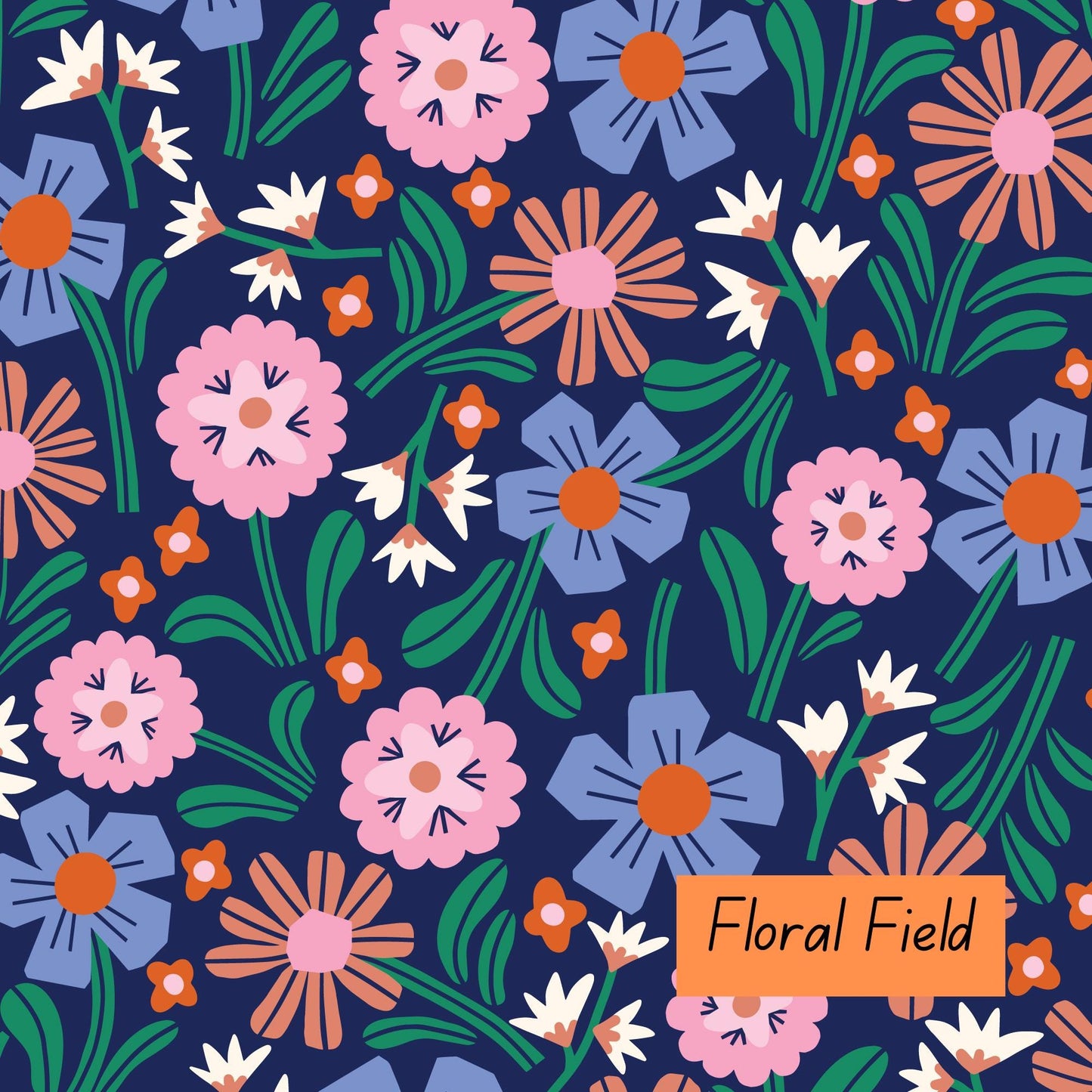 Fabric Floral BUNDLES: Collection Wild Garden Cloud9