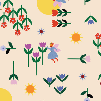 PREORDER: A Tulip Story, Certified Organic Cotton from Cloud 9 Fabrics