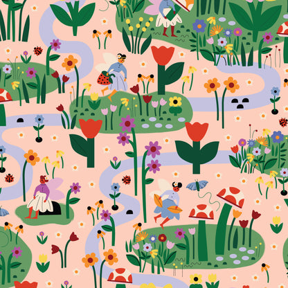 PREORDER: A Tulip Story, Certified Organic Cotton from Cloud 9 Fabrics