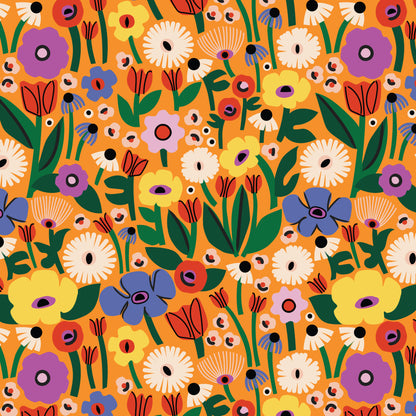 PREORDER: A Tulip Story, Certified Organic Cotton from Cloud 9 Fabrics