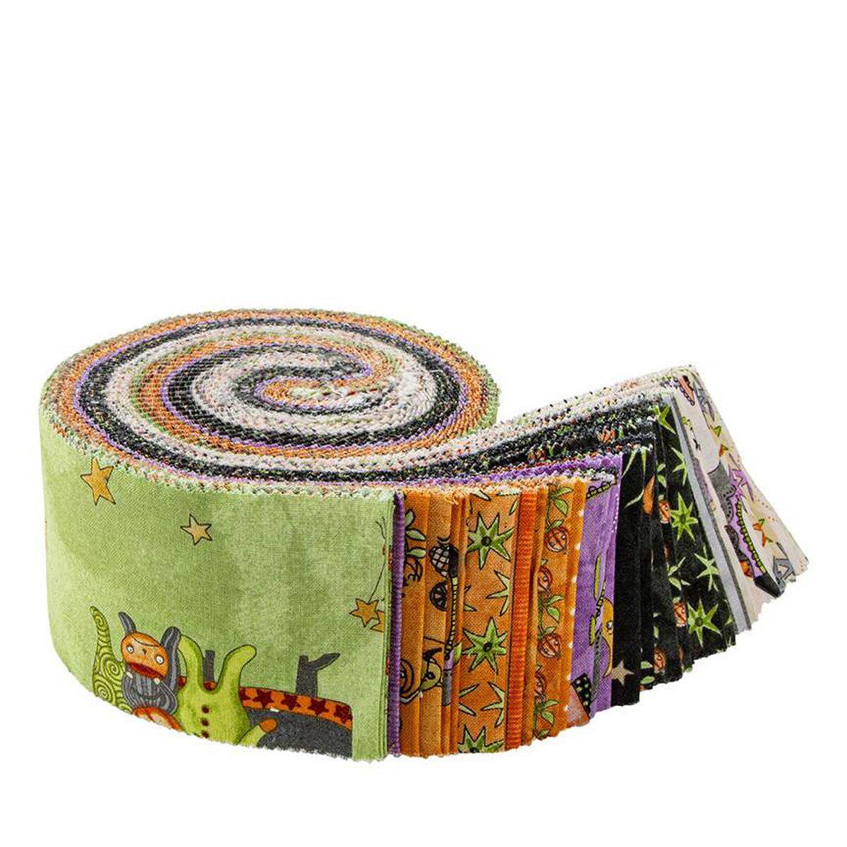 Fabric Halloween PRECUTS: Rolie Polie Ghoul Friends from Riley Blake