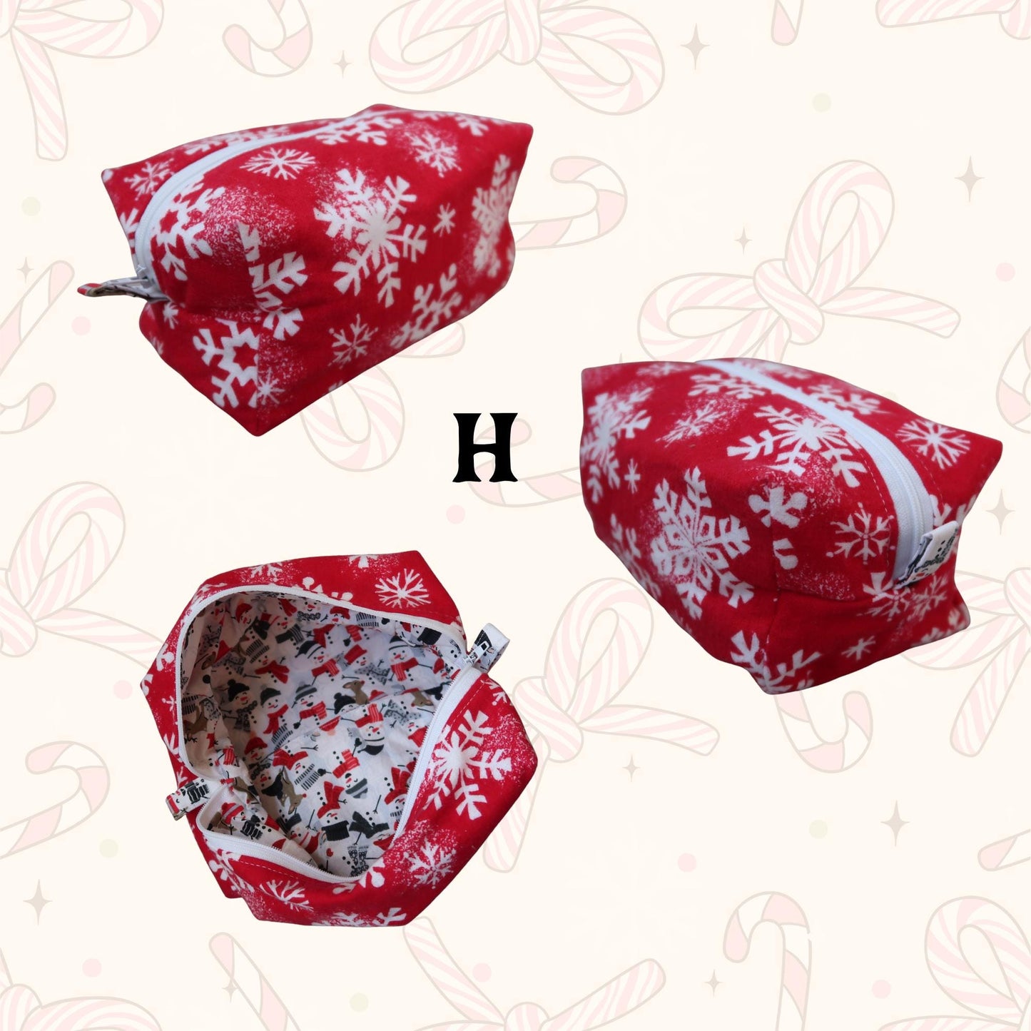 Bags: Christmas Travel/Makeup Bag