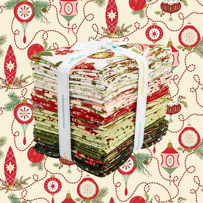 Fabric Christmas PRECUTS: Fat Qtr Bundle Collection Glisten from Riley Blake