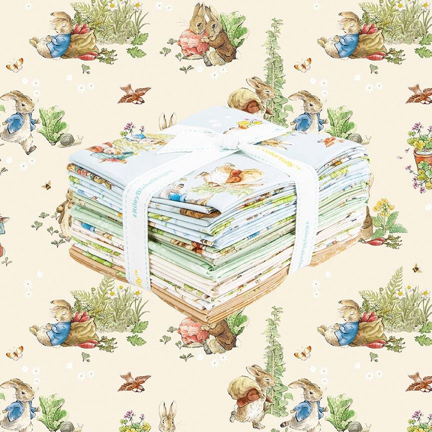 Peter Rabbit & Benjamin Bunny FQ Bundle, Riley Blake