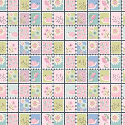 Le Petite Escargot Fat Quarter Bundle from Poppie Cotton 100% Cotton