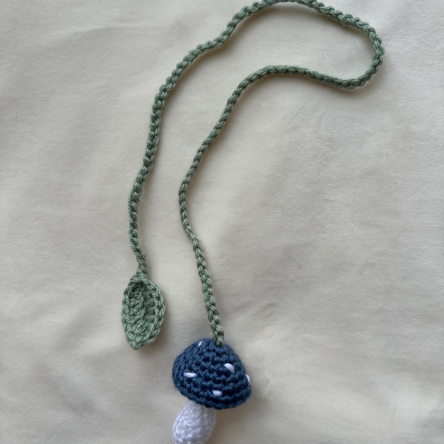 Crochet Mushroom Curtain Tieback