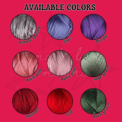 Crochet Mushroom Curtain Tieback