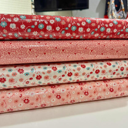 Fabric Floral/Valentines: Collection You & Me from Riley Blake