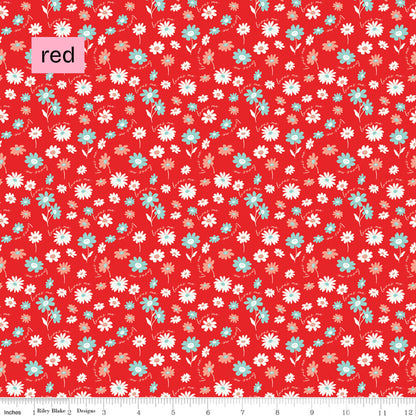 Fabric Floral/Valentines: Collection You & Me from Riley Blake