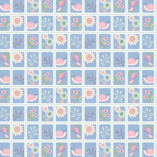 Le Petite Escargot Fat Quarter Bundle from Poppie Cotton 100% Cotton