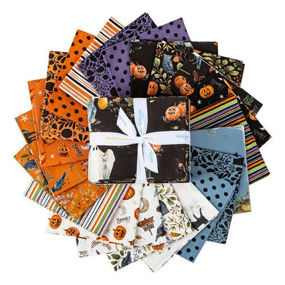 Fabric Halloween PRECUTS: Fat Qtr Bundle Trick or Treat from Riley Blake