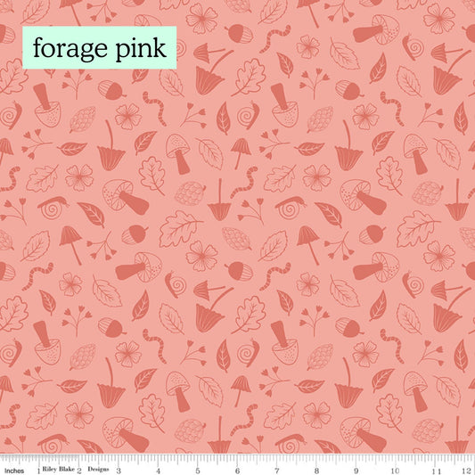 Fabric Floral: Collection Forest Village from Riley Blake