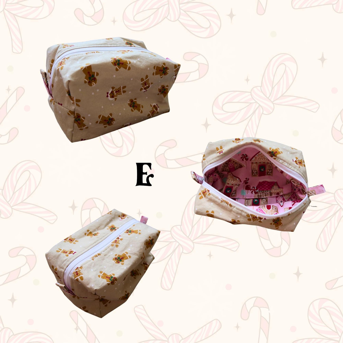 Bags: Christmas Travel/Makeup Bag