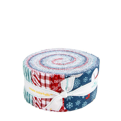 2  1/2" Precut Strips A Perfect Winter Collection from Riley Blake, Fabric 100% Cotton