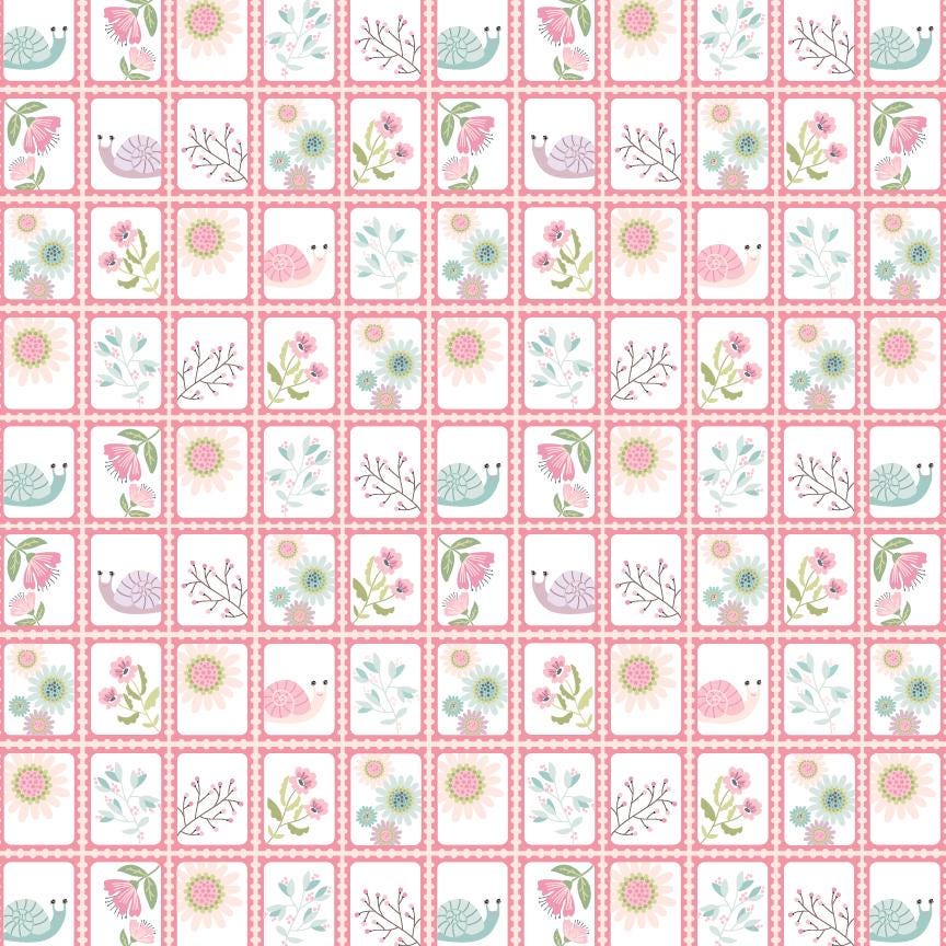 Le Petite Escargot Fat Quarter Bundle from Poppie Cotton 100% Cotton