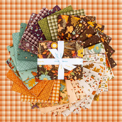 Fabric Autumn PRECUTS: Fat Qtr Bundle Collection Awe of Autumn from Riley Blake