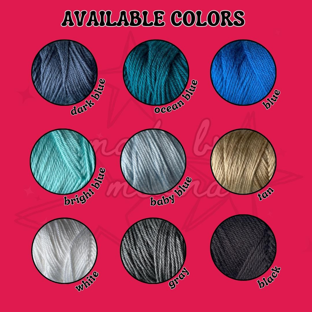 Crochet Mushroom Curtain Tieback