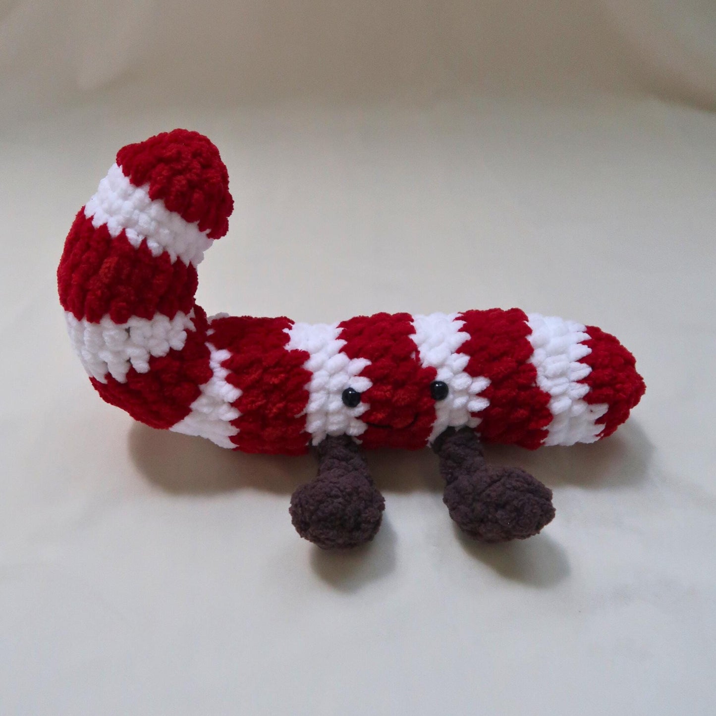 Crochet Candy Cane Plushie