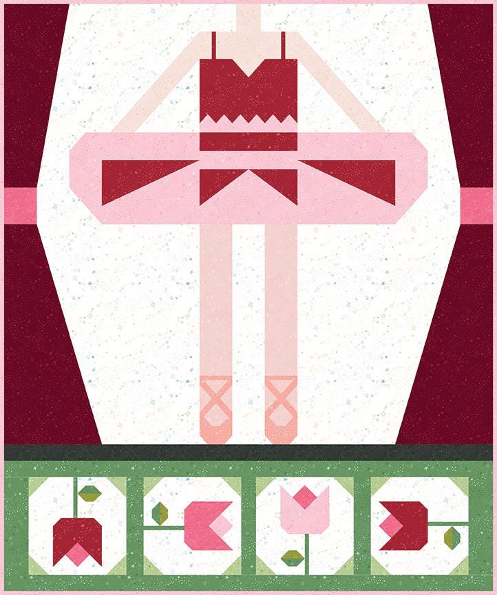 Be a Ballerina Quilt by Jennifer Long for Riley Blake