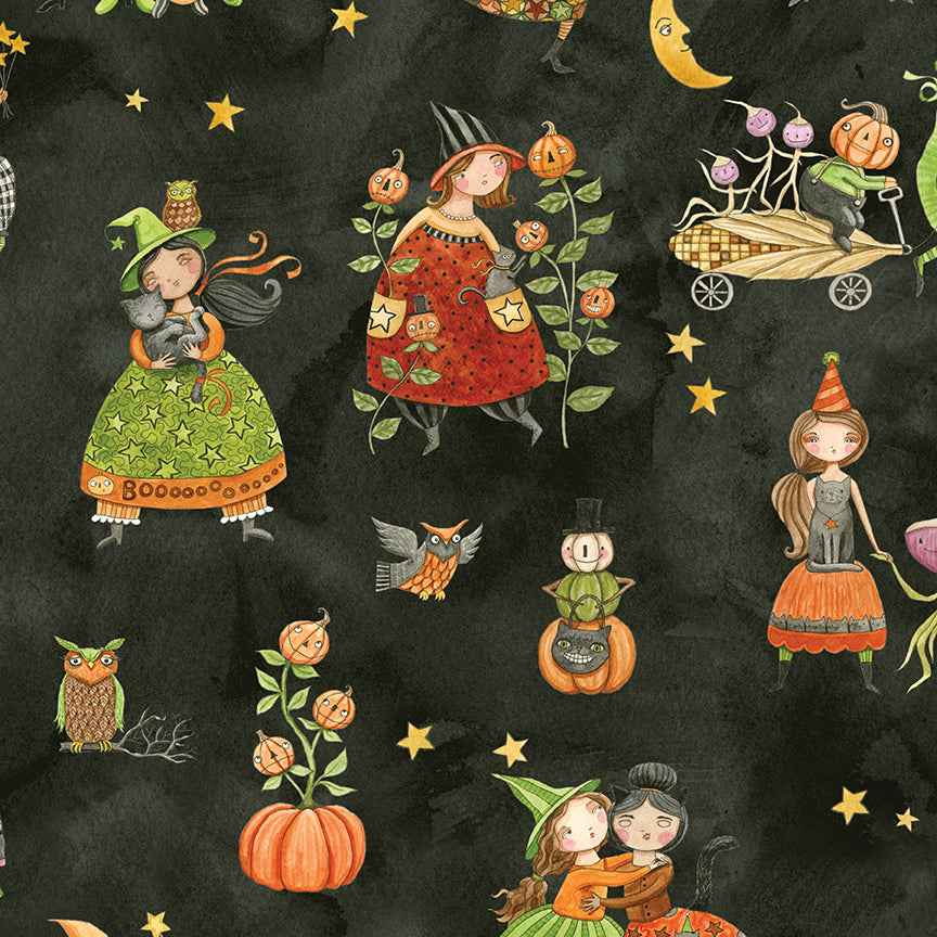 Fabric Halloween BUNDLES: Collection Ghoul Friends from Riley Blake