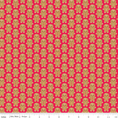 Fabric Christmas BUNDLES: Collection Gingerbread Kisses from Riley Blake
