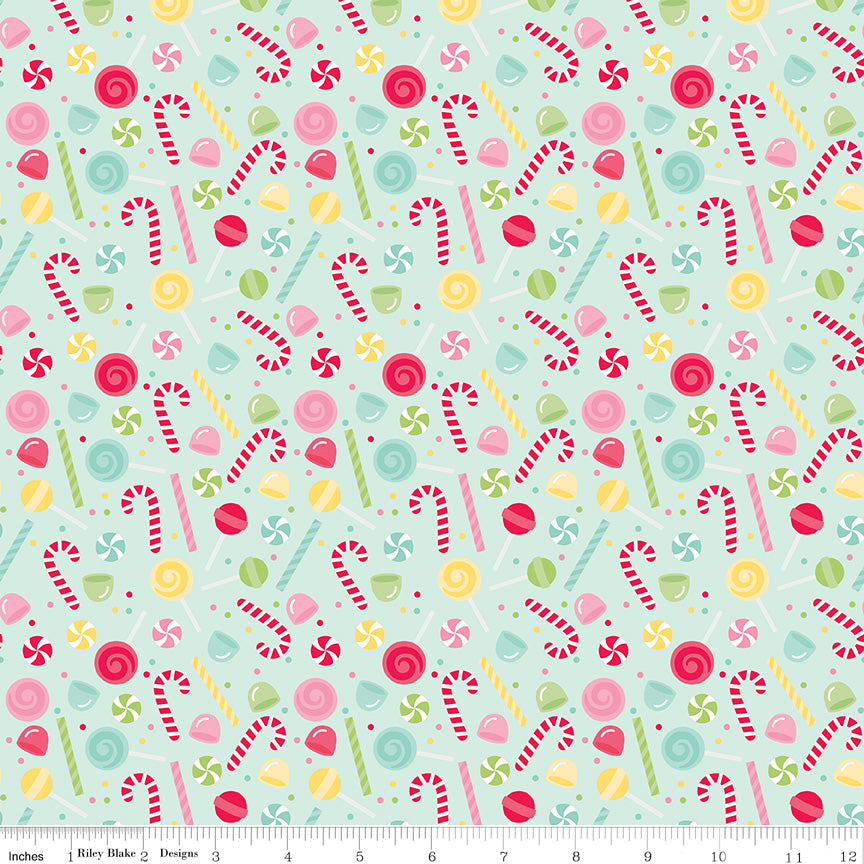 Fabric Christmas BUNDLES: Collection Gingerbread Kisses from Riley Blake