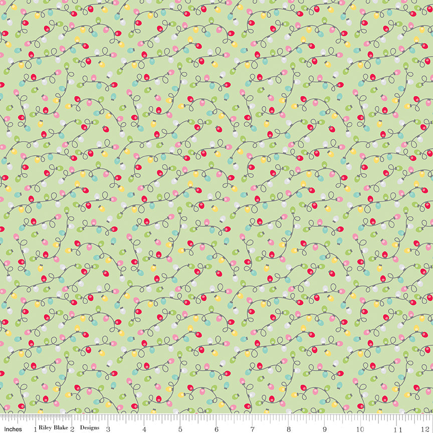 Fabric Christmas BUNDLES: Collection Gingerbread Kisses from Riley Blake