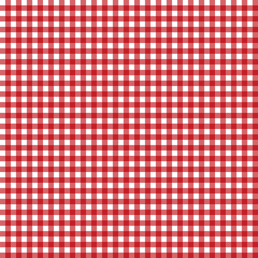 Pattern Plaid (Blue, Navy, Red) - A traditional winter plaid or gingham pattern. Pattern is part of the A Perfect Winter Fabric collection by Lori Whitlock for Riley Blake Designs is a festive 100% cotton line. It features a cozy palette of icy blues, powder white, and rich red. This collection is perfect for winter projects, quilts, apparel, and home decor.