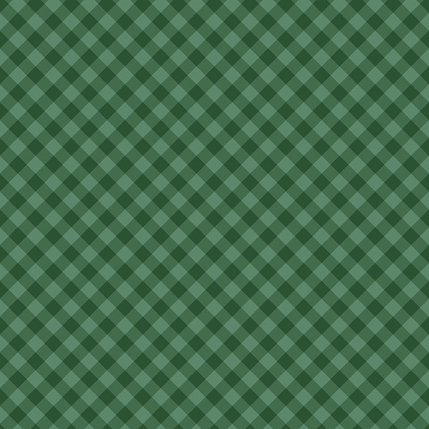 Fabric pattern Plaid: A crisp, geometric holiday plaid that works as a great coordinating blender for borders and bindings. Background Colors: Forest Red and linen from The Christmas Time fabric collection by Dani Mogstad for Riley Blake Designs features nostalgic, vintage-inspired holiday look. It captures the charm of the season with woodland deer, vintage Santas, and holiday foliage. The collection spans a classic palette of red, green, and neutral tones.
