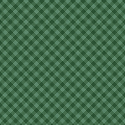 Fabric pattern Plaid: A crisp, geometric holiday plaid that works as a great coordinating blender for borders and bindings. Background Colors: Forest Red and linen from The Christmas Time fabric collection by Dani Mogstad for Riley Blake Designs features nostalgic, vintage-inspired holiday look. It captures the charm of the season with woodland deer, vintage Santas, and holiday foliage. The collection spans a classic palette of red, green, and neutral tones.
