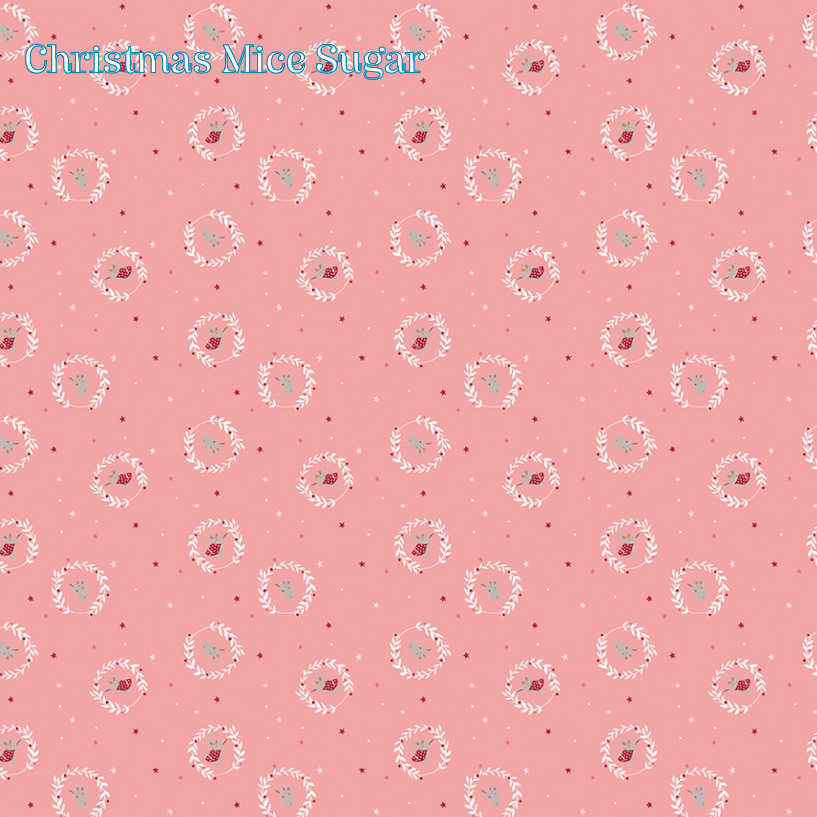 Fabric pattern Christmas Mice Sugar: A whimsical, repeating pattern highlighting the playful, dressed-up Christmas mice characters, Colors: Midnight, Snow, Sugar from The Nutcracker Tradition fabric collection is designed by Jennifer Long of Sew A Story for Riley Blake Designs. Inspired by the classic Christmas Eve ballet with beloved characters like the Nutcracker, Clara, the Mouse King, and the Sugar Plum Fairy.