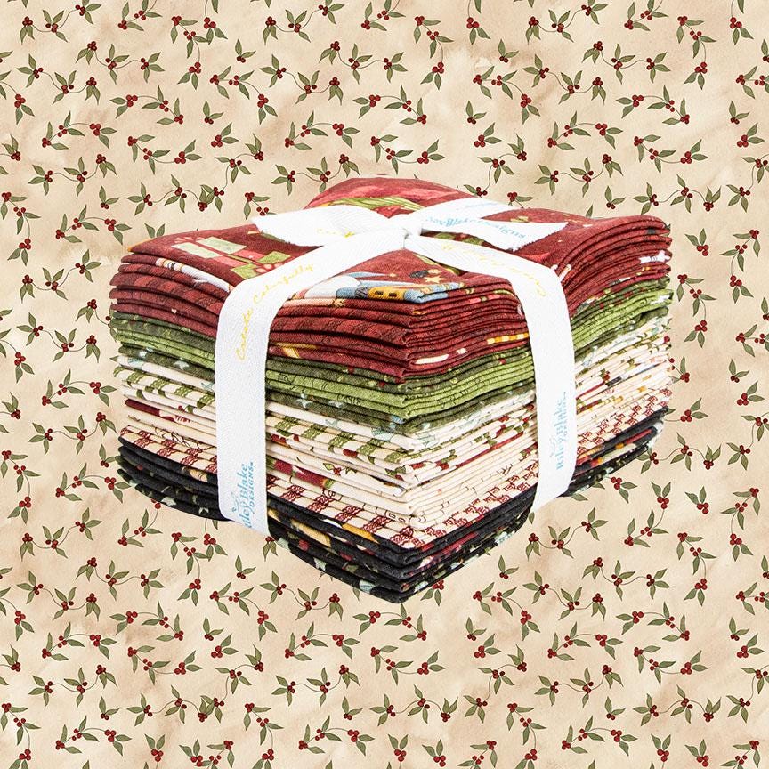 This Fat Quarter precut bundle includes 18 pieces from the Naughty or Nice collection by Teresa Kogut for Riley Blake Designs.
18"x22"