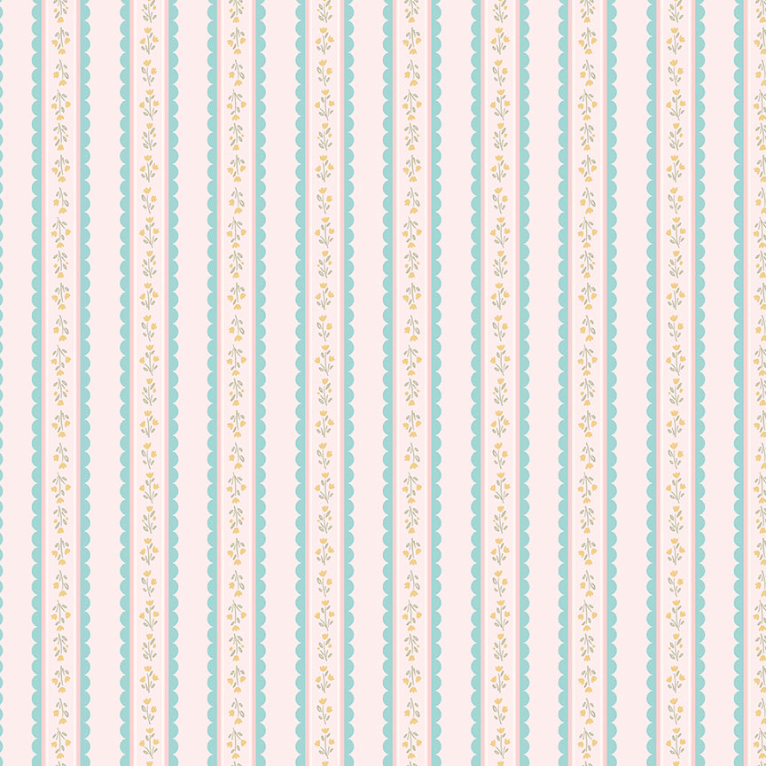 Pattern from the Little Posies fabric collection, by Cayla Naylor for Riley Blake Designs. Patterns feature hand-drawn floral prints, gentle pastels, ditsy blooms, and cottage-style motifs. 
- 100% cotton
- Machine Wash Cold/Tumble Dry Low