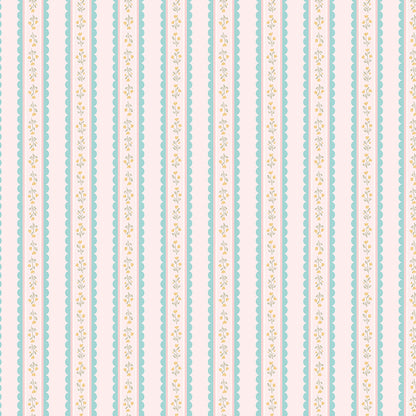 Pattern from the Little Posies fabric collection, by Cayla Naylor for Riley Blake Designs. Patterns feature hand-drawn floral prints, gentle pastels, ditsy blooms, and cottage-style motifs. 
- 100% cotton
- Machine Wash Cold/Tumble Dry Low