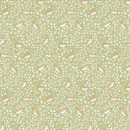 Pattern from the Little Posies fabric collection, by Cayla Naylor for Riley Blake Designs. Patterns feature hand-drawn floral prints, gentle pastels, ditsy blooms, and cottage-style motifs. 
- 100% cotton
- Machine Wash Cold/Tumble Dry Low