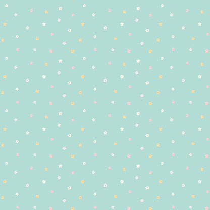 Pattern from the Little Posies fabric collection, by Cayla Naylor for Riley Blake Designs. Patterns feature hand-drawn floral prints, gentle pastels, ditsy blooms, and cottage-style motifs. 
- 100% cotton
- Machine Wash Cold/Tumble Dry Low
